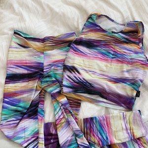 LICIFIT Rainbow SET! booty scrunch leggings& tank!